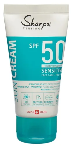 Sherpa Tensing Sonnencreme SPF 50 Sensitive (50ml)