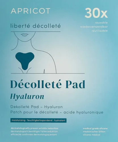 APRICOT - Wiederverwendbares Dekolleté Pad mit Hyaluron, 1 Stück