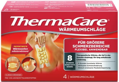 ThermaCare Wärmeumschläge für grössere Schmerzbereiche (4 Stk)