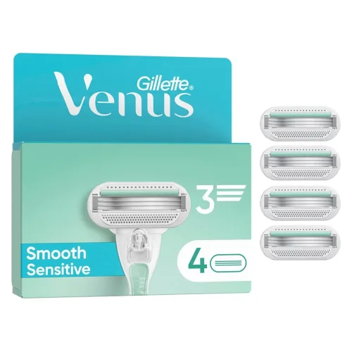 Gillette Venus Smooth Sensitive Systemklingen (4 Stk)