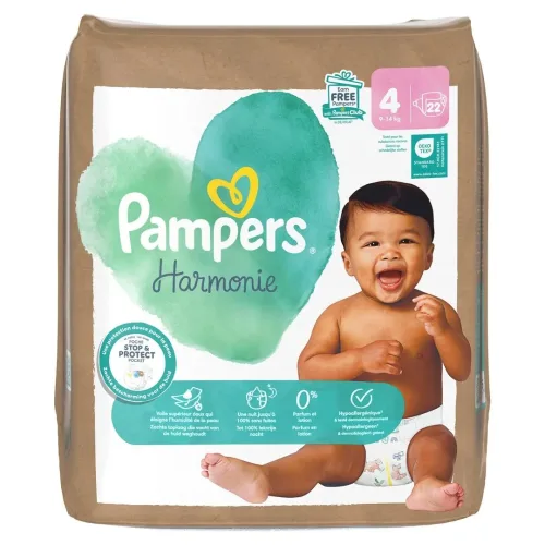 Pampers Harmonie, Grösse 4, 9-14kg, Single Pack (22 Stk)