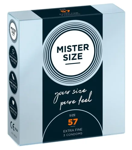 MISTER SIZE 57mm Kondom (3 Stk)