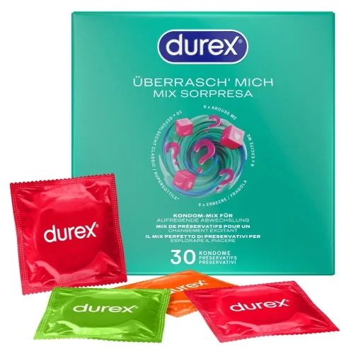 Durex, Durex - Überrasch mich Kondom - Samt - 30 Stück