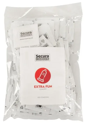 Secura Extra Fun Kondome, genoppt (100 Stk)