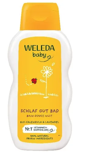 Weleda, Weleda Calendula Schlaf Gut Bad Badeöl & Bademilch 200 ml