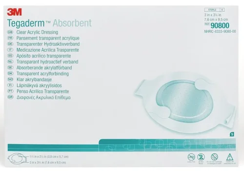 3M Tegaderm absorbierender Wundverband, 7.6x9.5cm (10 Stk)