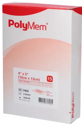 PolyMem Heftpflaster aus Vliesstoff, 10x13cm (15 Stk)