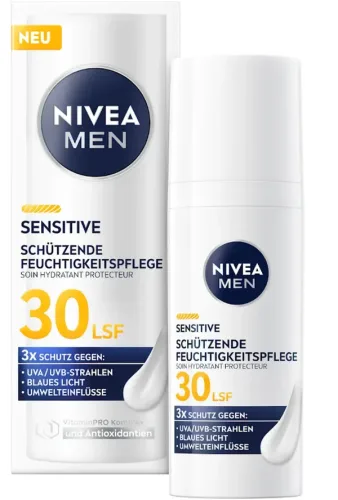 Nivea - Sensitive Schützende Feuchtigkeitspflege LSF30, 50 ml
