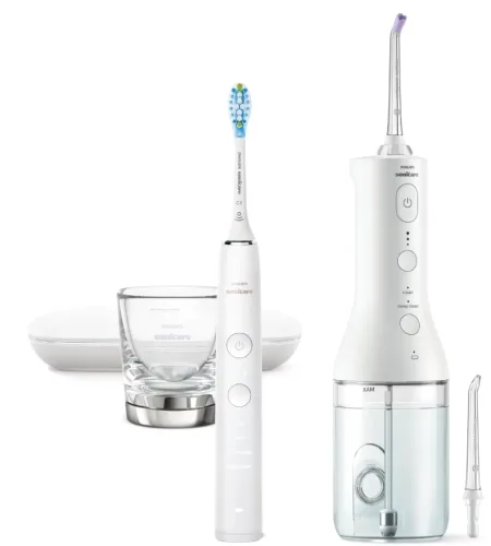 Philips Sonicare, Philips Sonicare Combo DC 9000 Power Flosser, weiss (1 Stk)