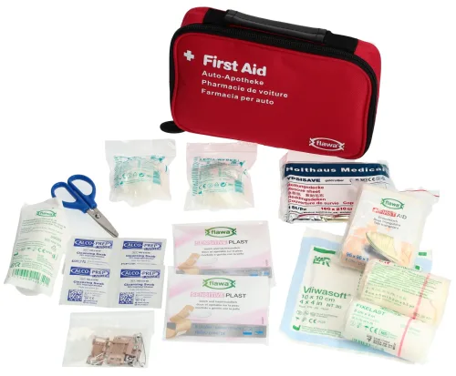 FLAWA Auto-Apotheke Mini Bag, rot (1 Set)