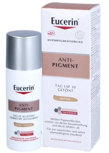 Eucerin - Tagespflege LSF 30 getönt, Anti-Pigment, 50 ml, Medium