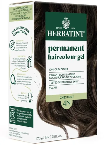 HERBATINT Haarfärbegel 4N Kastanienbraun (170ml)