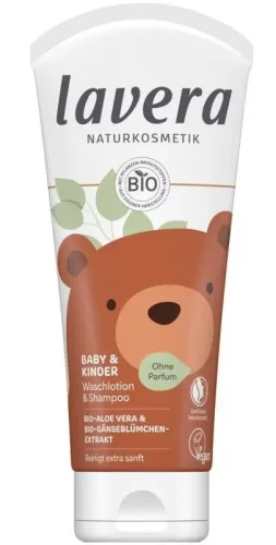 Lavera Baby & Kinder Waschlotion & Shampoo (200ml)