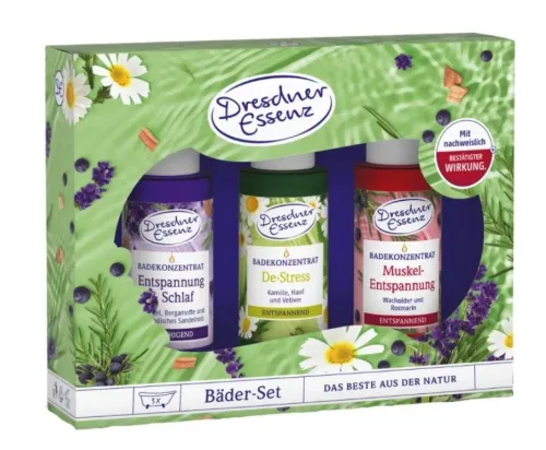 Dresdner Essenz Natürlich gesund Bäderset (3-teilig)