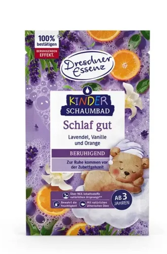 Dresdner Essenz Schaumbad Kinder, Schlaf gut (16x40ml)
