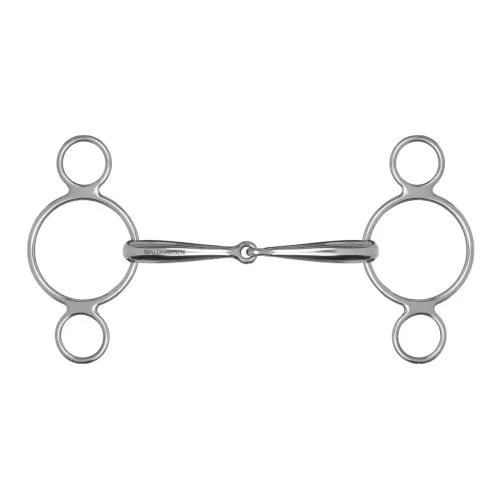 Waldhausen, Waldhausen 3-Ringtrense - Silber -  Länge: 13,5 cm