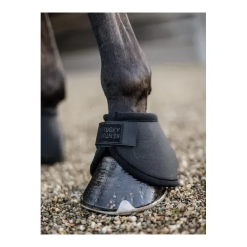 Kentucky, Kentucky Springglocken Ballenschutz - schwarz Grösse Hufglocken: XL
