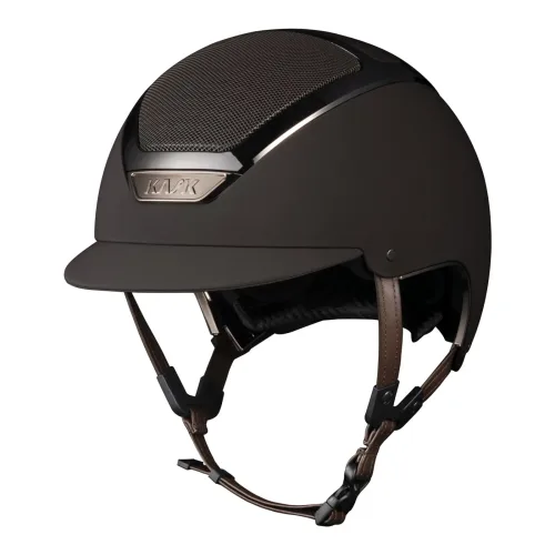 KASK, KASK Reithelm Dogma Chrome - Brown -  Farbe: Brown, Grösse Reithelm: 55