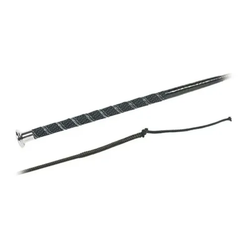 Fleck, Fleck Dressurgerte Trainer/ Nylon+Fiberglas weich mit Soft-Wickelgriff - Schwarz -  Länge Peitschen und Gerten: 100
