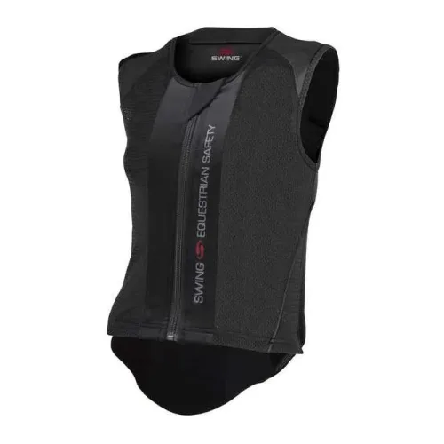 Swing, Swing Rückenprotektor P06 flexible Kinder - Schwarz -  Grösse Bekleidung Unisex: L