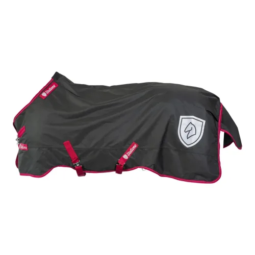 Stallone, Stallone Winterdecke 300 g Outdoor Super Guard Fleece - Schwarz -  Grösse Pferdedecken: 115 cm