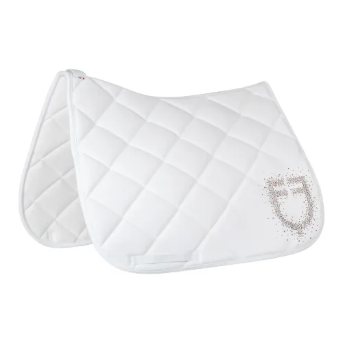 Equestro, Equestro Schabracke Crystal - Weiss -  Grösse: DR, Farbe: Weiss