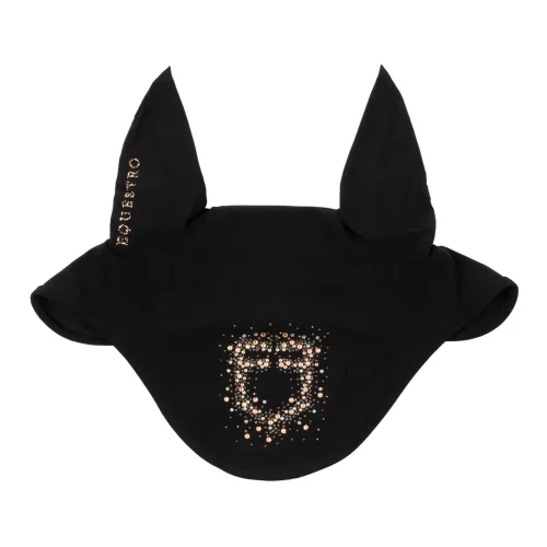 Equestro, Equestro Ohrengarn Crystal - Schwarz -  Farbe: Schwarz, Grösse: Pony