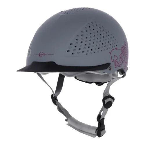 Covalliero, Covalliero Reithelm Beauty 2.0 - Grau -  Grösse Reithelm: 48-54 cm, Farbe: Grau
