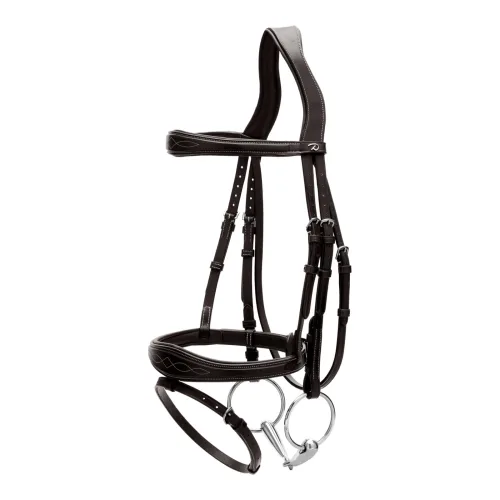 Dyon, Dy'on Anatomische Trense mit kombiniertem Reithalfter US - Black -  Grösse: Pony, Farbe: Black