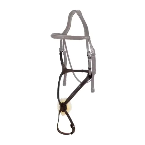 Dyon, Dy'on Plaited Figure 8 Noseband - Braun -  Farbe: Braun, Grösse Pferd: Full