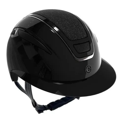 Covalliero, Covalliero Reithelm Elite Polo - lackschwarz -  Reithelmgrössen: L 59-61 cm, Farbe: lackschwarz
