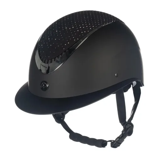 HKM, HKM Reithelm Alarion Diamond - Schwarz/Silber -  Reithelmgrössen: 58-60, Farbe: Schwarz/Silber