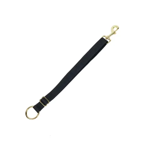 Kentucky, Kentucky Nylon Halter hook & ring lang - Schwarz -  Farbe: Schwarz, Grösse: One Size