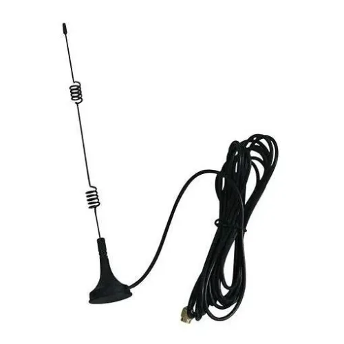Kerbl, Kerbl Antenne mit Magnetfuss, 1,5 m Kabel zu Anhängerkamera-Set - Schwarz -