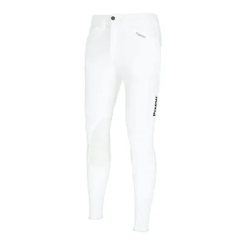 Pikeur, Pikeur Reithose Rodrigo Grip II Kniebesatz Herren - weiss Farbe: Weiss, Grösse Bekleidung Herren: 48