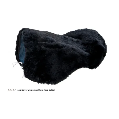 F.R.A, F.R.A Sattelsitzbezug Western (ohne Hornausschnitt) - Schwarz -  Farbe: Schwarz, Grösse: One Size