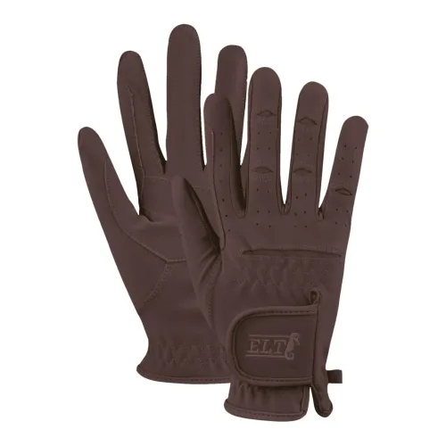 Elt, Elt Reithandschuh Vielseitige - Braun -  Farbe: Braun, Grösse Pferdedecken: S