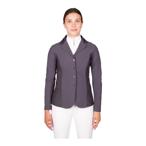 QHP, QHP Turniersakko Novèn Damen - Anthrazit -  Grösse Bekleidung Damen: 38