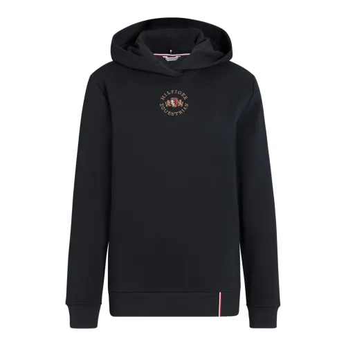 Tommy Hilfiger Equestrian, Tommy Hilfiger Equestrian Hoodie Grove unisex - Desert Sky -  Farbe: Desert Sky, Grösse: L