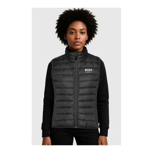 BOSS Equestrian, BOSS Equestrian Weste Puffer Nice - Graphit -  Grösse Bekleidung Damen: XL