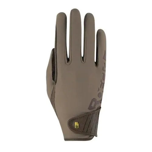 Roeckl, Roeckl Reithandschuh Muenster - Dark Taupe -  Farbe: Dark Taupe, Grösse Handschuhe: 6
