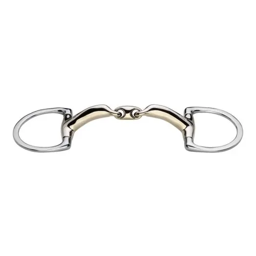 Sprenger, Sprenger D-Ringtrense novocontact doppelt gebr. Sensogan - 16mm Gebisslängegrösse: 11.5 cm