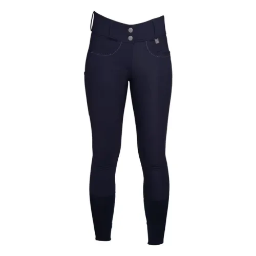 HKM, HKM Reithose Arezzo Silikon-Vollbesatz - Dunkelblau -  Grösse: 36