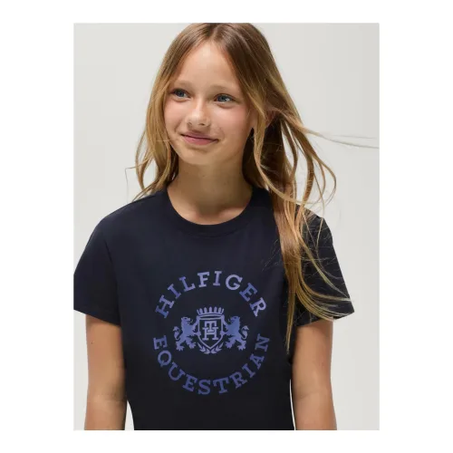 Tommy Hilfiger Equestrian, Tommy Hilfiger Equestrian T-Shirt Pasadena Junge Reiter/innen - Desert Sky -  Grösse Kinder: 128