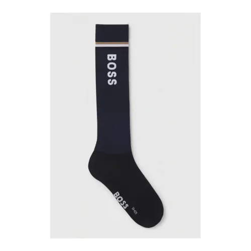 BOSS Equestrian, BOSS Equestrian Reitsocken Logo Chelsea - Sky Captain -  Grösse: 43/46