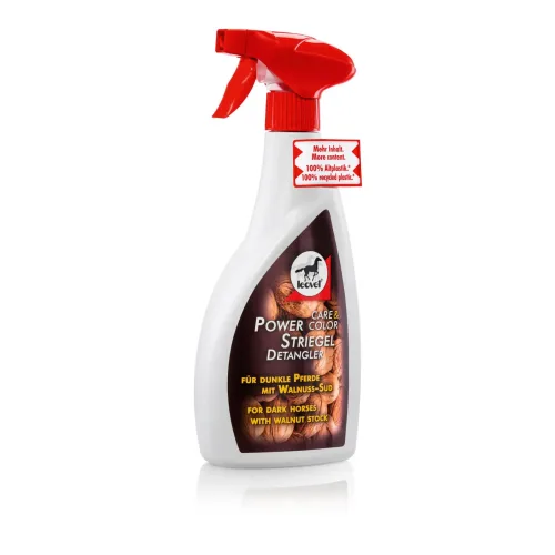 Leovet, Leovet Power Striegel Walnuss dunkel Pferde (550ml)