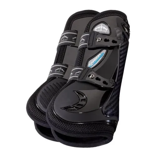 Veredus, Veredus Sehnenschoner Carbon Gel Vento  - black Grösse Beinschutz: L, Farbe: Black