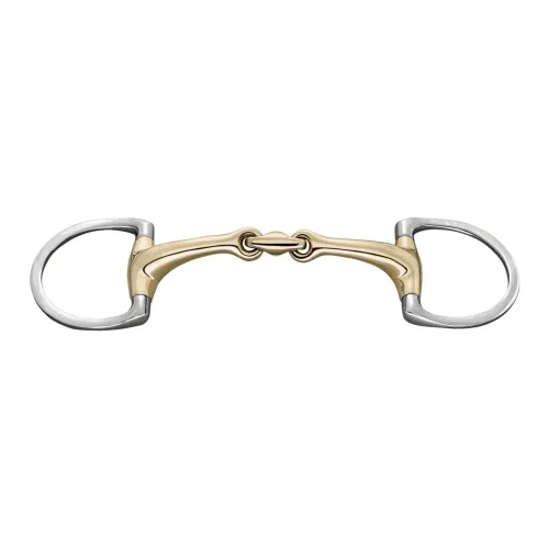 Sprenger, Sprenger Dynamic RS Olivenkopfgebiss mit D-förmigem Ring 16 mm doppelt gebrochen Gebisslängegrösse: 14.5 cm