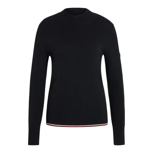 Tommy Hilfiger Equestrian, Tommy Hilfiger Equestrian Kaschmir Pullover Ellery Damen - Desert Sky -  Farbe: Desert Sky, Grösse: XS
