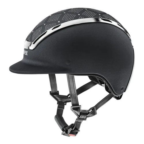 uvex, Uvex Reithelm Exxeed Jewel - Black -  Farbe: Black, Grösse Reithelm: S-M